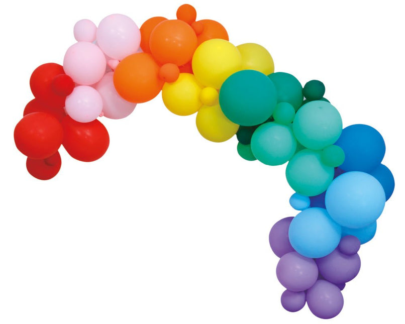 Ballonnenboog Zelf Maken Set Regenboog 4m van WeFiesta koop je bij Partywinkel