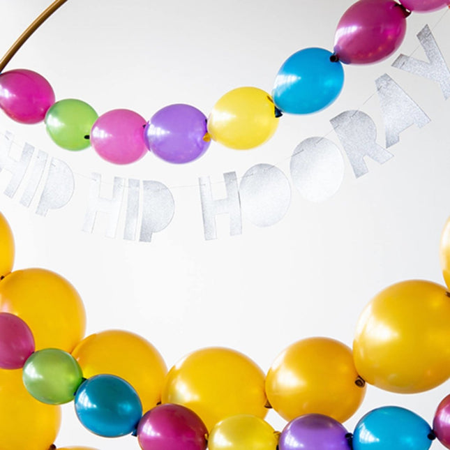 Ballonnenslinger Gekleurd 2m van Folat koop je bij Partywinkel