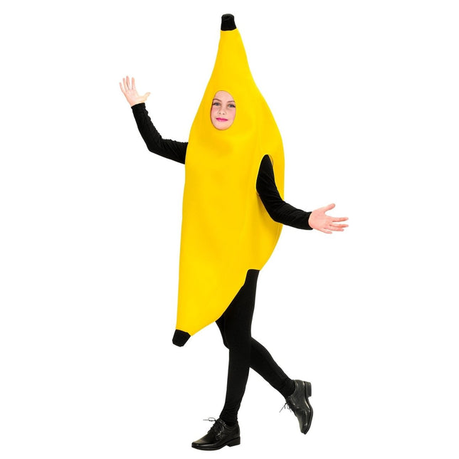 Bananen Kostuum Geel Kind van Widmann koop je bij Partywinkel