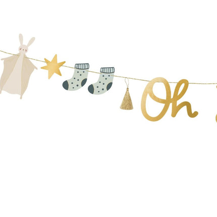 Banner Oh Baby 2,5m van Partydeco koop je bij Partywinkel