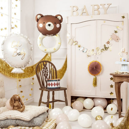 Banner Oh Baby 2,5m van Partydeco koop je bij Partywinkel