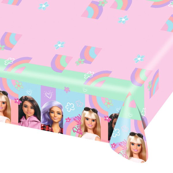 Barbie Tafelkleed 1,8m van Riethmueller koop je bij Partywinkel