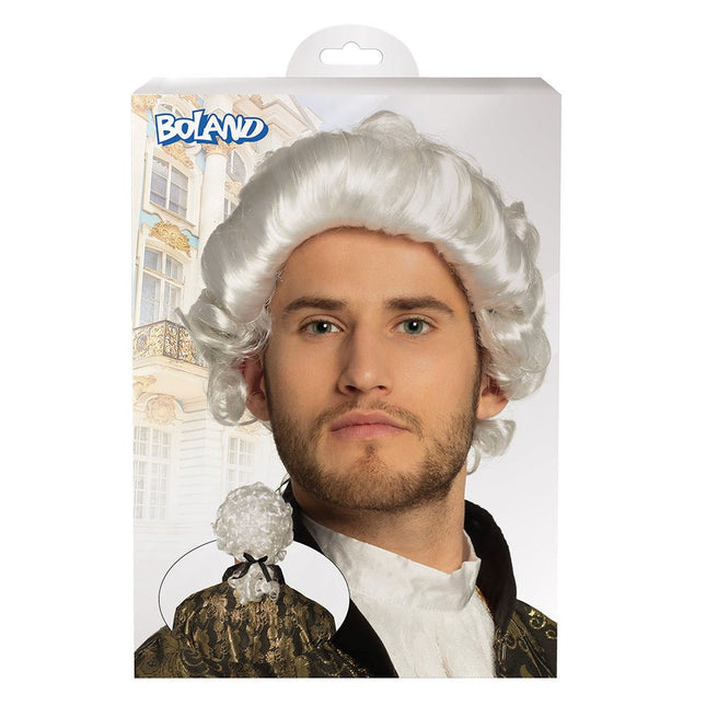 Barok Pruik Wit van Boland koop je bij Partywinkel