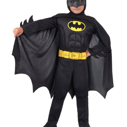 Batman Costume C/Muscoli Nero Kind van Ciao International koop je bij Partywinkel