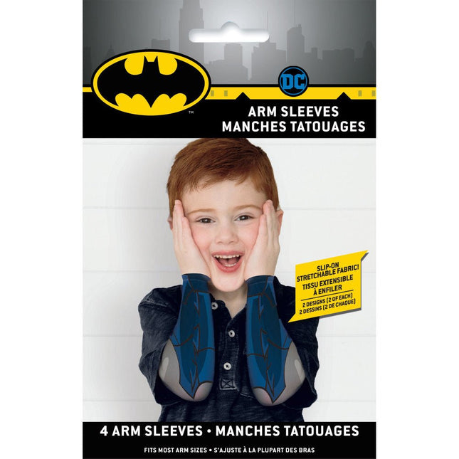 Batman Tattoo Sleeves 4st van Unique koop je bij Partywinkel
