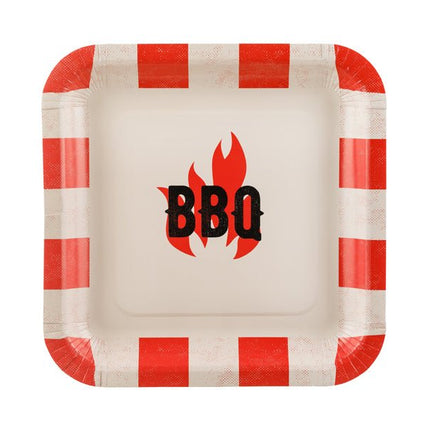 BBQ Borden 26x26cm van Partydeco koop je bij Partywinkel
