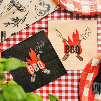 BBQ Servetten 33x33 cm van Partydeco koop je bij Partywinkel