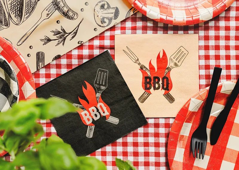 BBQ Servetten 33x33 cm van Partydeco koop je bij Partywinkel