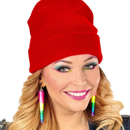 Beanie Rood van Widmann koop je bij Partywinkel