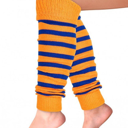 Beenwarmers Oranje Blauw van PartyXplosion koop je bij Partywinkel