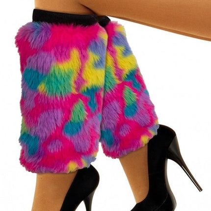 Beenwarmers Pluche Camouflage Regen van PartyXplosion koop je bij Partywinkel