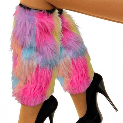 Beenwarmers Pluche Pastel van PartyXplosion koop je bij Partywinkel