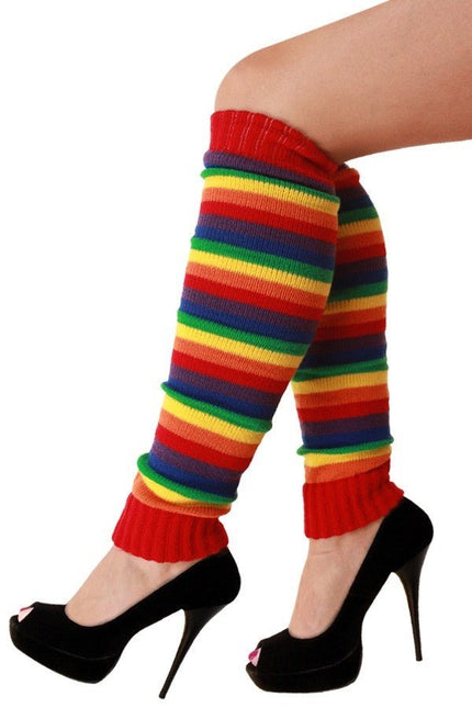 Beenwarmers Regenboog Smalle Strepe van PartyXplosion koop je bij Partywinkel