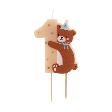 Beer Kaars 7cm van Partydeco koop je bij Partywinkel