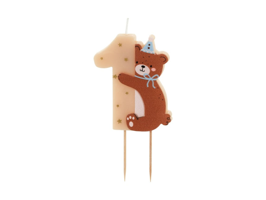 Beer Kaars 7cm van Partydeco koop je bij Partywinkel