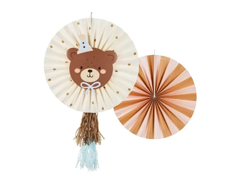 Beer Papieren Waaiers 30cm van Partydeco koop je bij Partywinkel