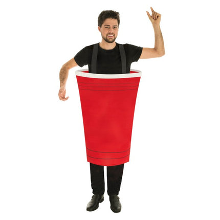 Beer Pong Cup Costume for Adults, One Size