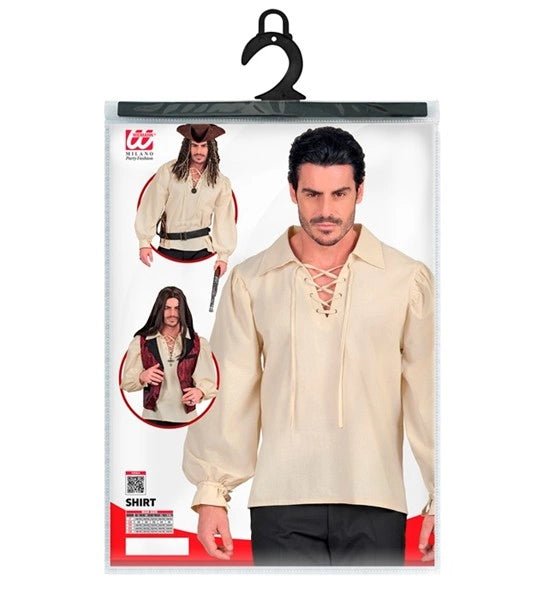 BEIGE HISTORISCH KARAKTER SHIRT van Widmann koop je bij Partywinkel