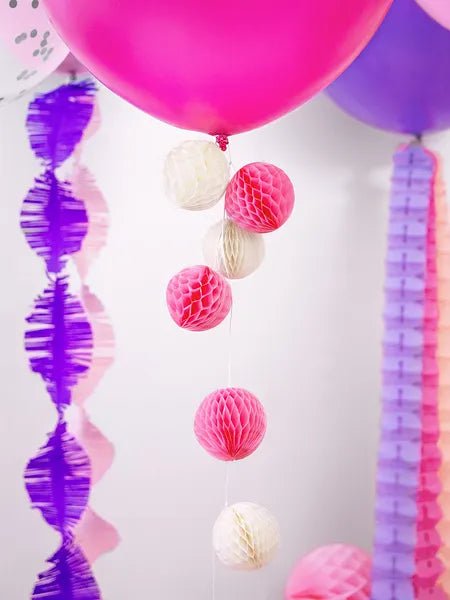 Beige Honeycomb 10cm van Partydeco koop je bij Partywinkel