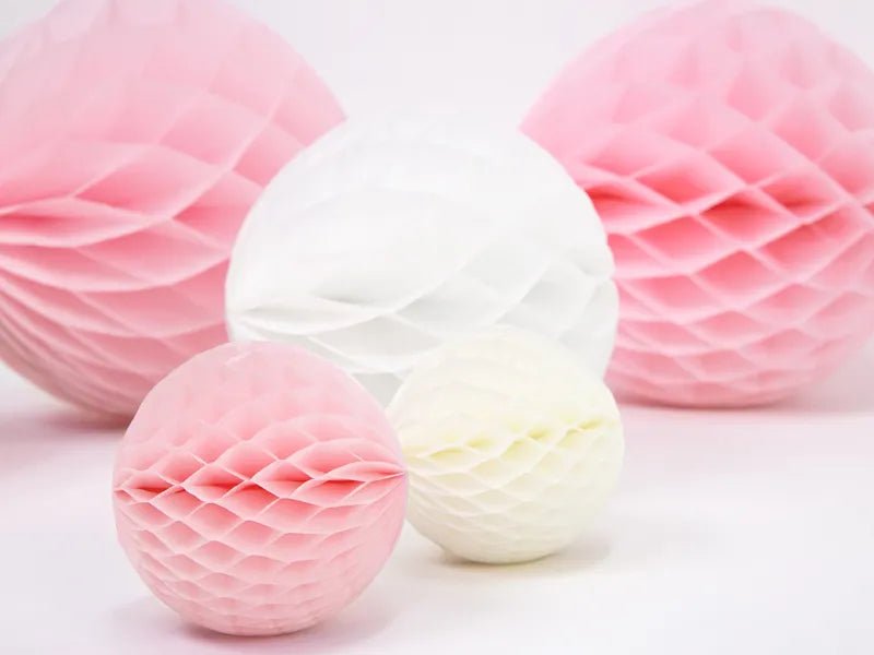 Beige Honeycomb 10cm van Partydeco koop je bij Partywinkel