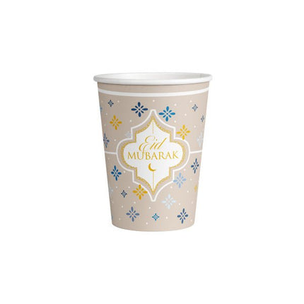 Bekers Eid Ramadan 250ml 8st van Riethmueller koop je bij Partywinkel