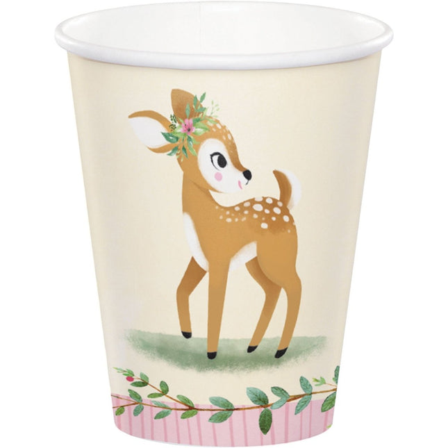 Bekers Hertjes 256ml 8st van Creative Converting koop je bij Partywinkel