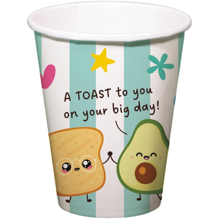 Bekers - Kawaii Party - 250 ml - 8 stuks van Folat koop je bij Partywinkel