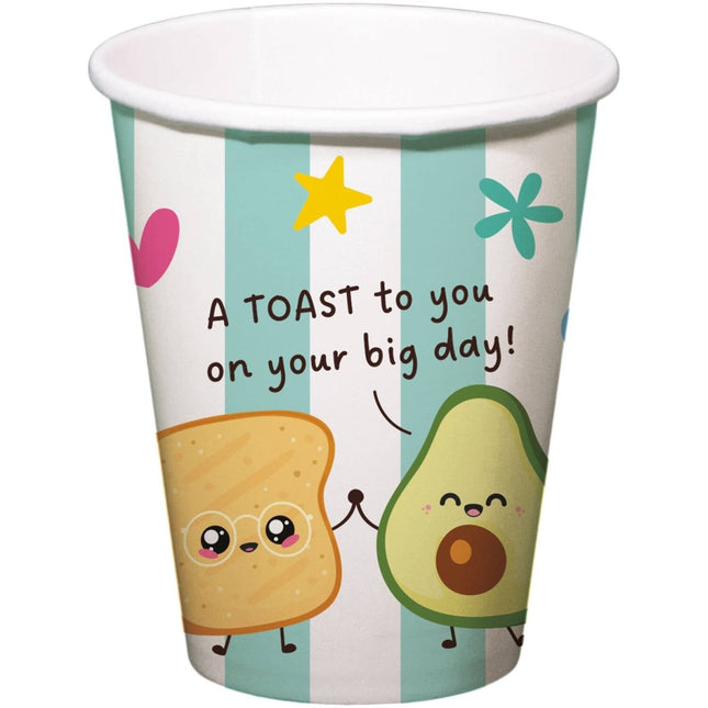 Bekers - Kawaii Party - 250 ml - 8 stuks van Folat koop je bij Partywinkel