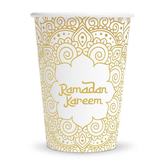 Bekers Ramadan Kareem 210ml 8st van WeFiesta koop je bij Partywinkel