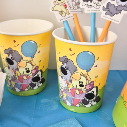 Bekers Woezel & Pip 8st van Haza Witbaard koop je bij Partywinkel