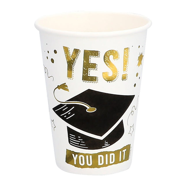 Bekers Yes You Did It 210ml 8st van Boland koop je bij Partywinkel