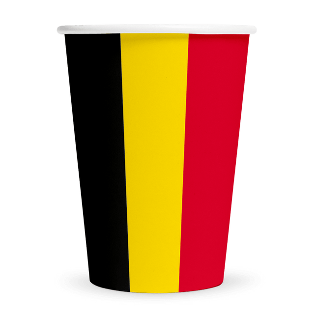 Belgie Bekers 210ml 8st van WeFiesta koop je bij Partywinkel