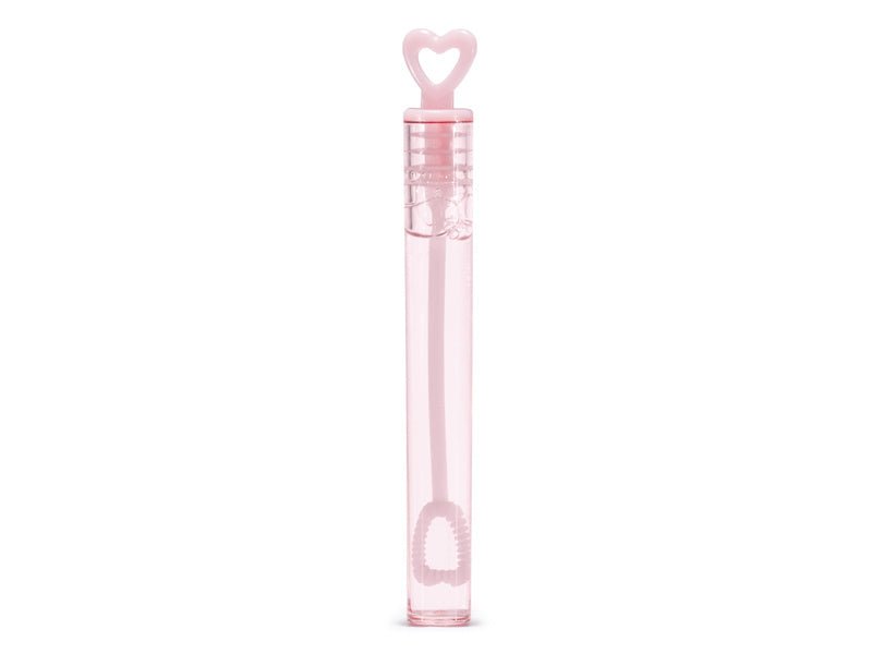 Bellenblaas Hart Roze 48st van Partydeco koop je bij Partywinkel