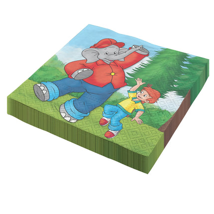 Benjamin Blümchen Napkins, 33 cm, 20-pack