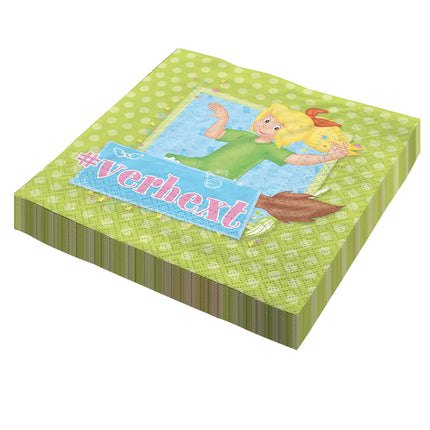 Bibi Blocksberg Napkins, 33 cm, 20-pack