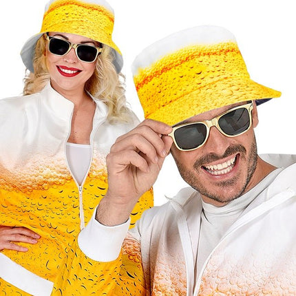 Bier Bucket Hat Geel van Widmann koop je bij Partywinkel