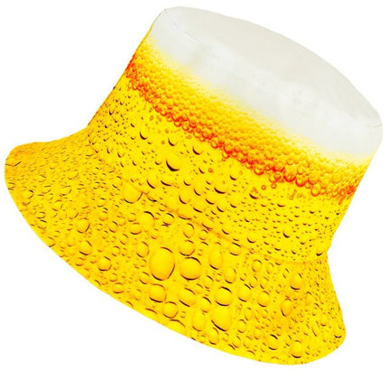 Bier Bucket Hat Geel van Widmann koop je bij Partywinkel