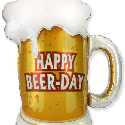 Bier Helium Ballon Leeg 68cm van WeFiesta koop je bij Partywinkel
