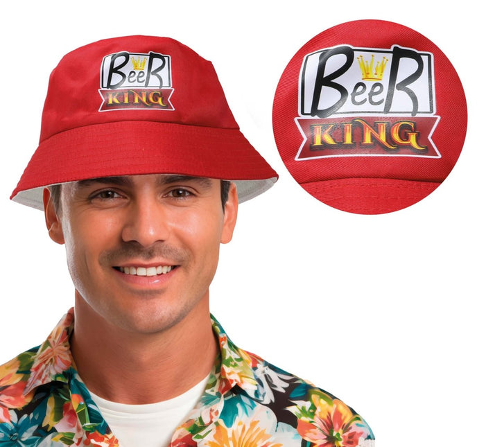 Bier Hoed Rood van Fiestas Guirca koop je bij Partywinkel