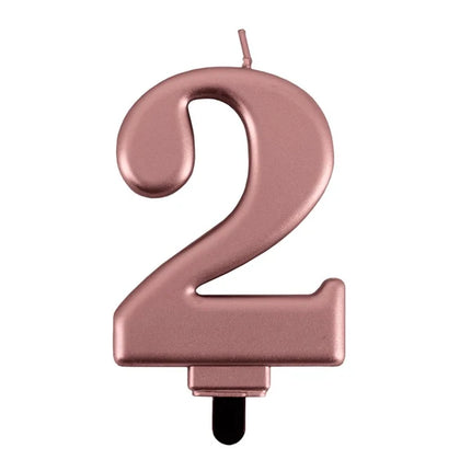 2-Year Anniversary Candle, Rose Gold