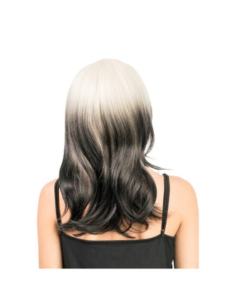 Billie Wig, Black and White, 48 cm