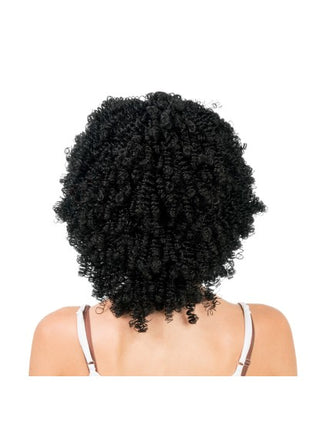 Black Curly Wig, 35 cm