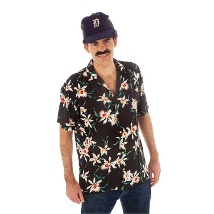 Magnum Shirt, Black with Floral Print
