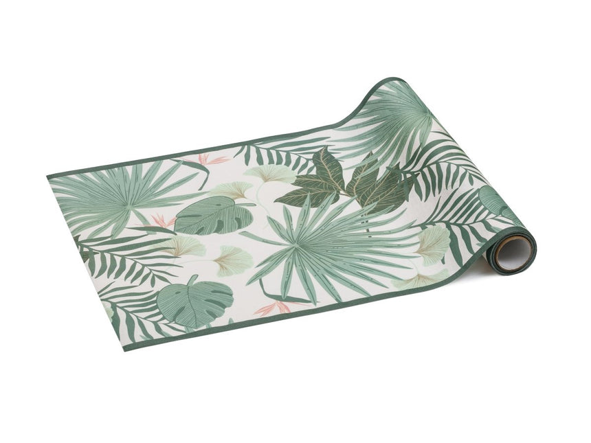 Bladeren Tafelloper Groen 5m van Partydeco koop je bij Partywinkel