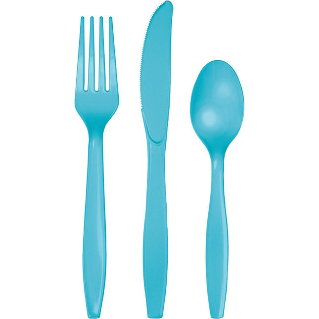 Blauw Bestek van Creative Converting koop je bij Partywinkel