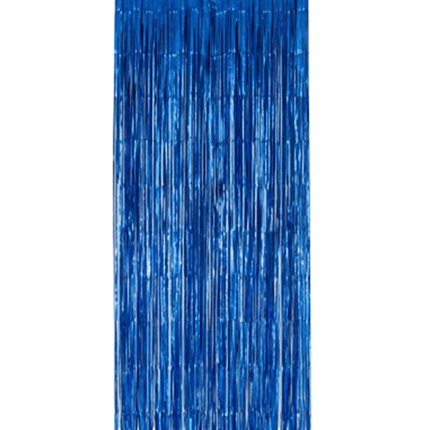 Blauw Deurgordijn Folie 2,4m van WeFiesta koop je bij Partywinkel