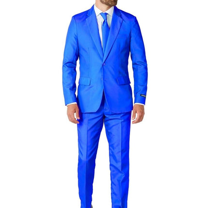 Blauw Pak Heren Suitmeister van Suitmeister koop je bij Partywinkel
