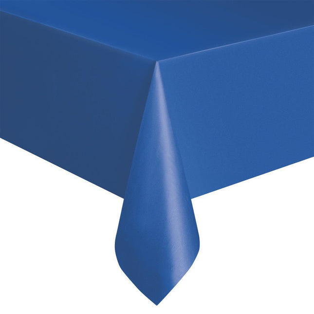 Blauw Tafelkleed 2,74m van Unique koop je bij Partywinkel
