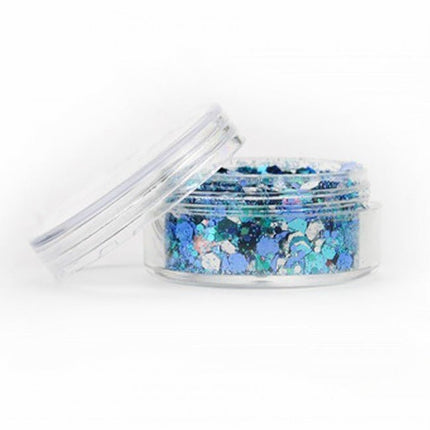 Blauw Zilveren Glitters van Superstar koop je bij Partywinkel