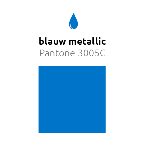 Blauwe Ballonnen Metallic 30cm 50st van Balloonia koop je bij Partywinkel